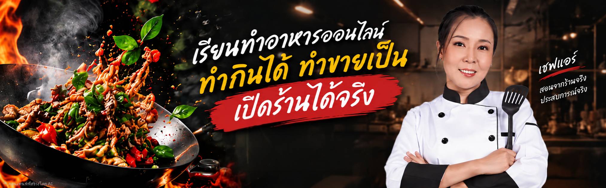 เรียนทำอาหารออนไลน์กับบ้านพิมพ์วุ้น ทำกินได้ ทำขายเป็น เปิดร้านได้จริง